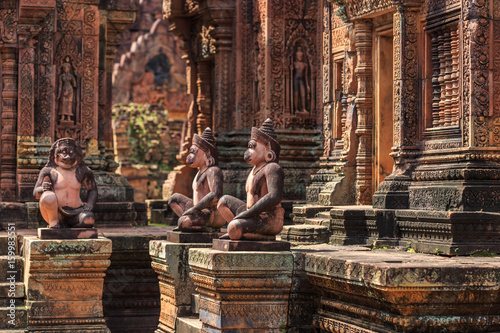 Banteay Srei Tempel Nähe Angkor, Kambodscha photo