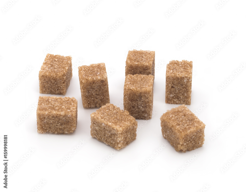 brown sugar,isolated on white with clipping path brown sugar,isolated on white with clipping path