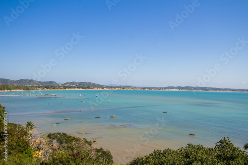 Manguinhos Beach in Buzios. Top view