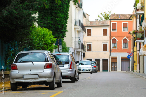 Adria, Italy, June, 7, 2017: cars on a parking in Adria, Italy, © Dmitry Vereshchagin