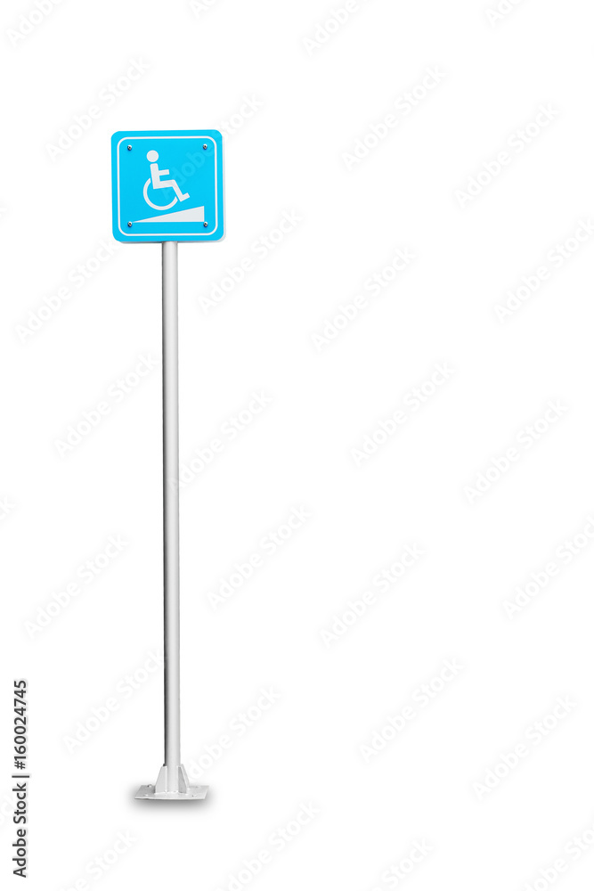 disabled signs or wheelchair isolated on white background with clipping path. disabled signs or wheelchair isolated on white background with clipping path.
