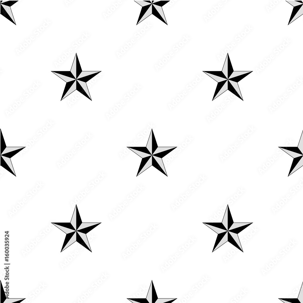 Obraz premium Star seamless pattern. Cute kids star seamless pattern. Seamless patter with stars. Star background. Babies fashion. Vector illustration, eps 10