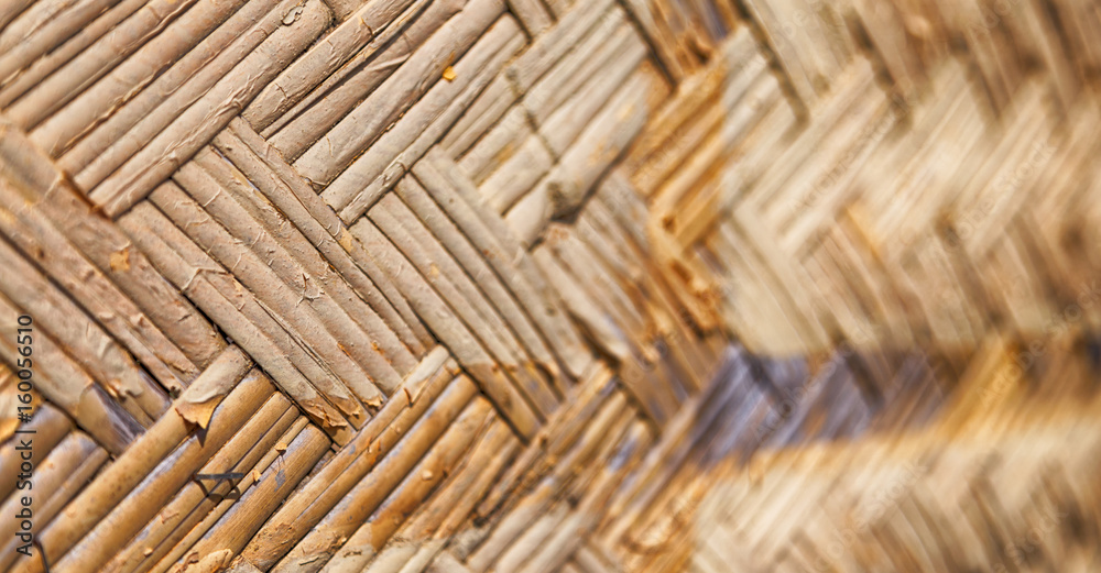 a wall build on wicker bamboo a wall build on wicker bamboo