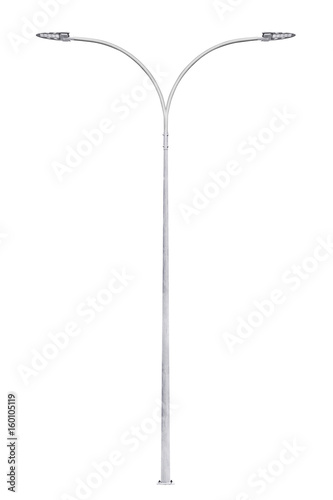 Street light pole isolated.