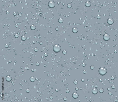 Dew drops of water seamless background