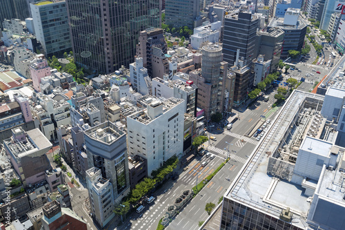大阪市北区 駅前第3ビルから見る都市風景
