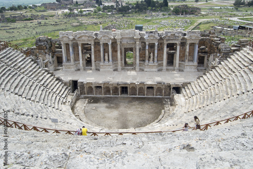 The Greek amphitheater.