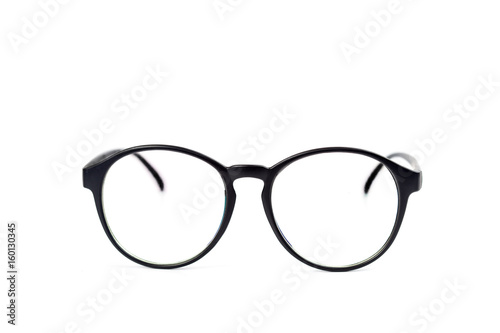 eyeglasses on white background