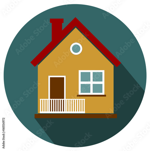 House flat design icon vector eps 10