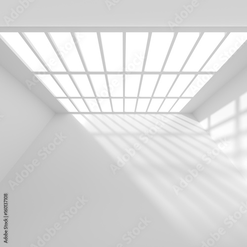 Empty Room with Window. Abstract Architecture Wallpaper