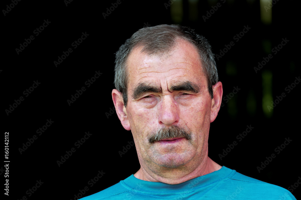 Portrait of a senior man outdoors Portrait of a senior man outdoors