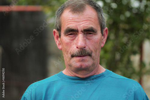 Portrait of a senior man outdoors