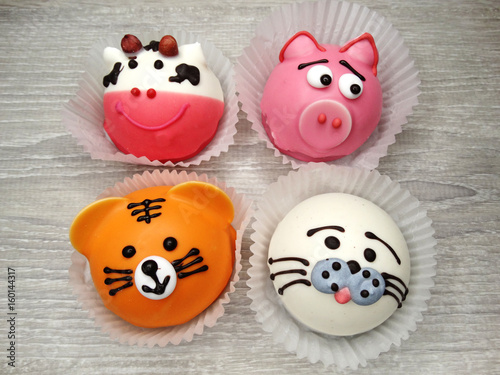 creative food cakes for child funny animal form