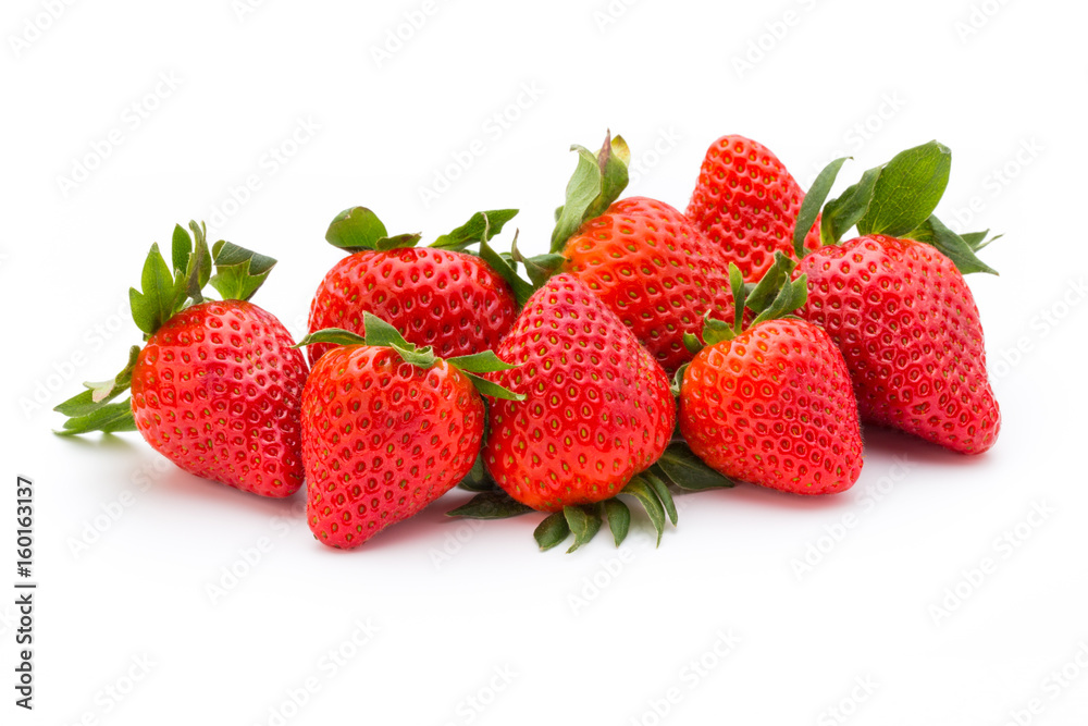 Strawberry isolated on white background. Fresh berry. Strawberry isolated on white background. Fresh berry.