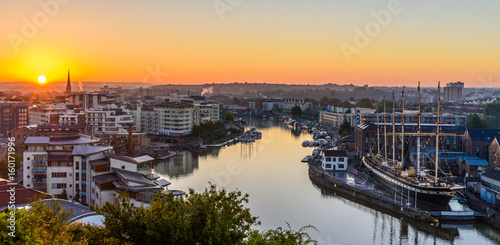 Bristol Harbourside at sunrise photo
