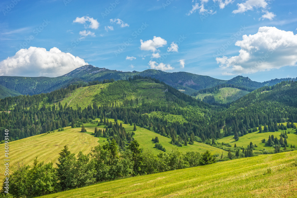 Tatras mountains landscape - obrazy, fototapety, plakaty 