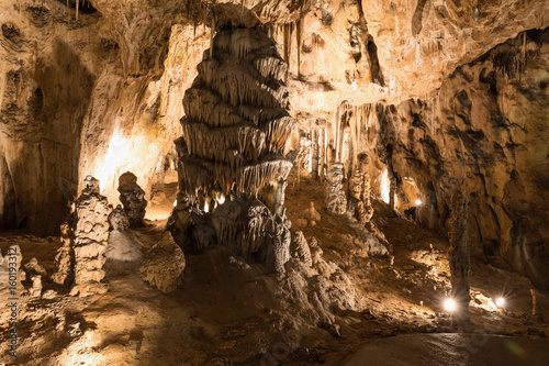 Sosuvska Cave in the Moravsky Kras. Moravian Karst. Czech republic