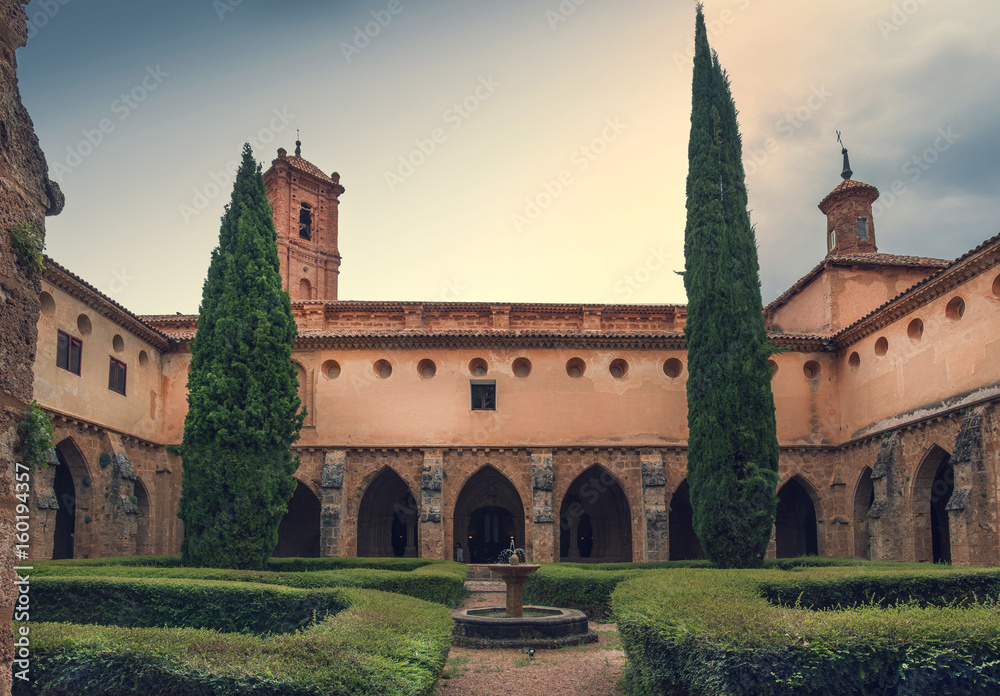 The Cloister Of Monastery De Piedra