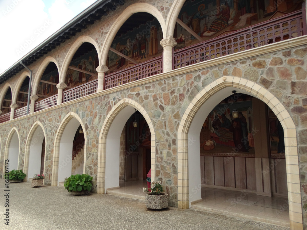 traditional church monastery architecture on Cyprus island traditional church monastery architecture on Cyprus island