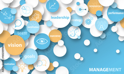 MANAGEMENT Vector Concept Banner