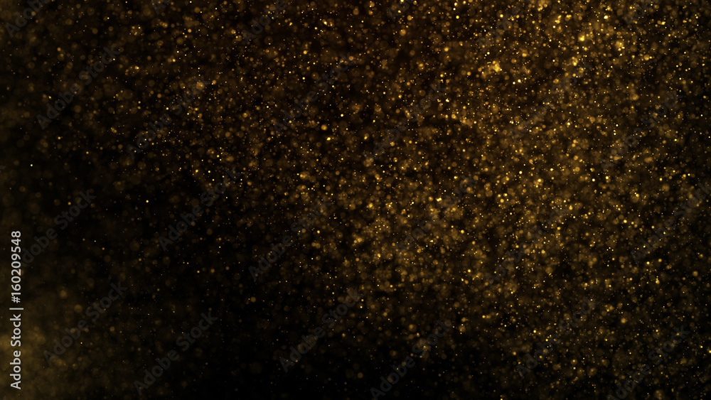 abstract background with glowing particles