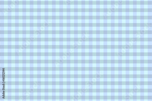 Blue vintage checkered tablecloth texture