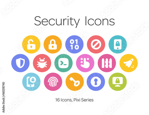 Security Icons, Pixi Series