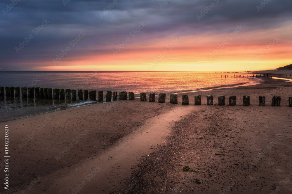 Sunrise over the Baltic Sea