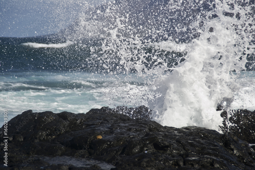 Fototapeta premium Brandung Impressionen Lanzerote