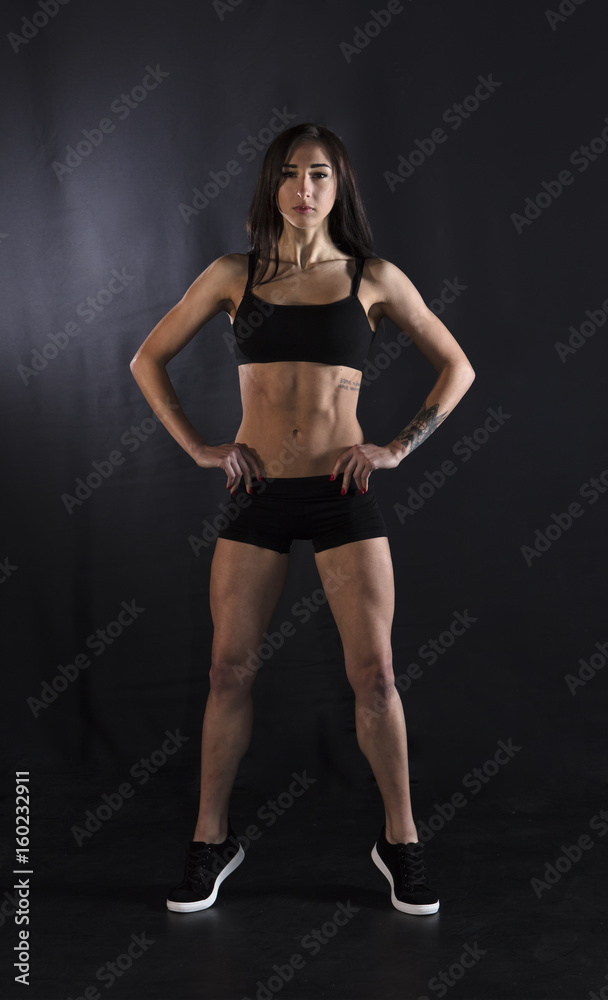 Beautiful athletic girl Beautiful athletic girl