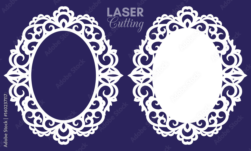 Laser Cut Vector Abstract Oval Frames With Swirls Vector Ornament Vintage Frame May Be Used For Laser Cutting Photo Frames With Lace For Paper Cutting Stock Vector Adobe Stock Laser Cut Vector Abstract Oval Frames With Swirls Vector Ornament Vintage Frame May Be Used For Laser Cutting Photo Frames With Lace For Paper Cutting Stock Vector Adobe Stock