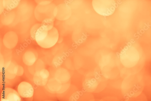 bokeh background orange