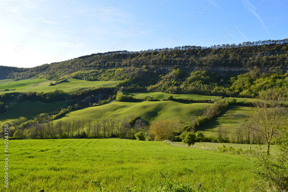 colline en  Aveyron