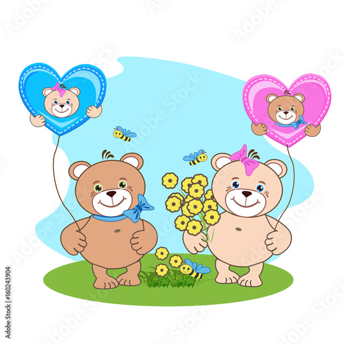 Teddy bear with heart © liana2012