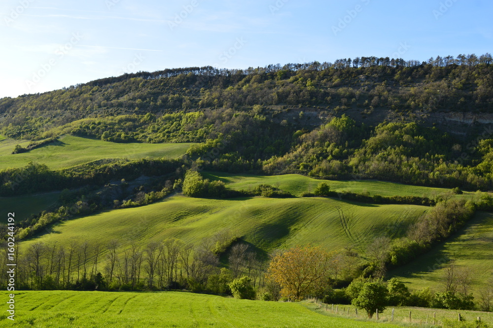 colline en  Aveyron