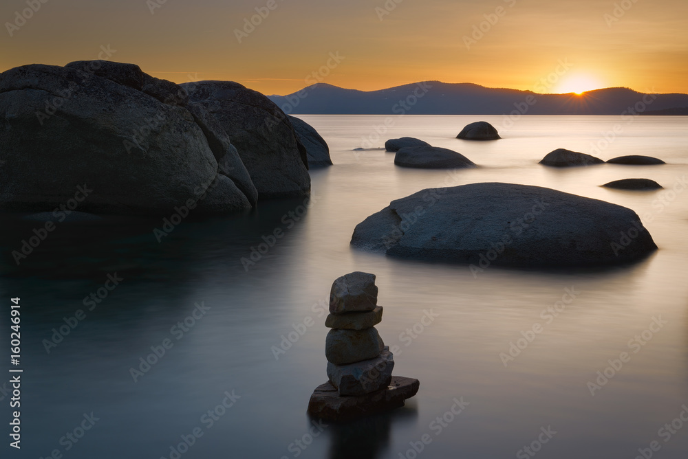 Sunset at Lake Tahoe California