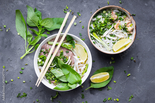 Vietnamese soups pho