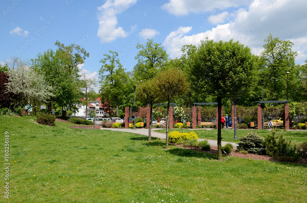 Municipal park (Gliwice in Poland)
