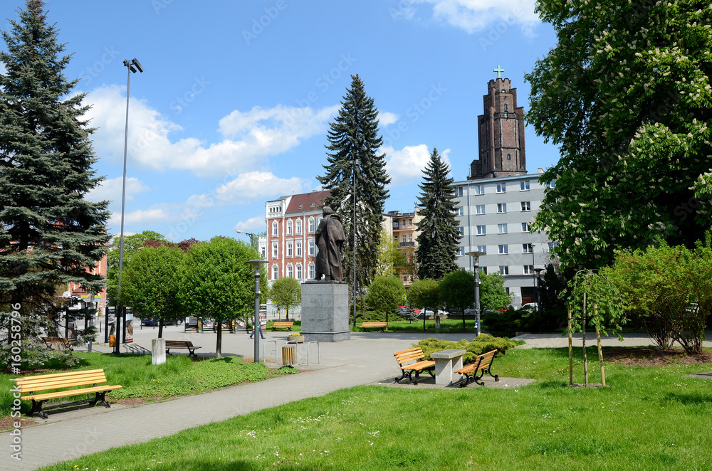Municipal park (Gliwice in Poland)