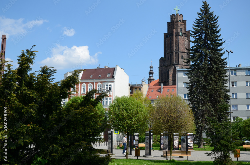 Municipal park (Gliwice in Poland)
