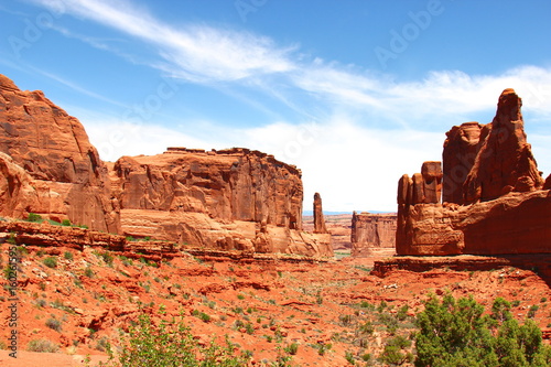 The Courthouse Towers, Moab, Utah, USA