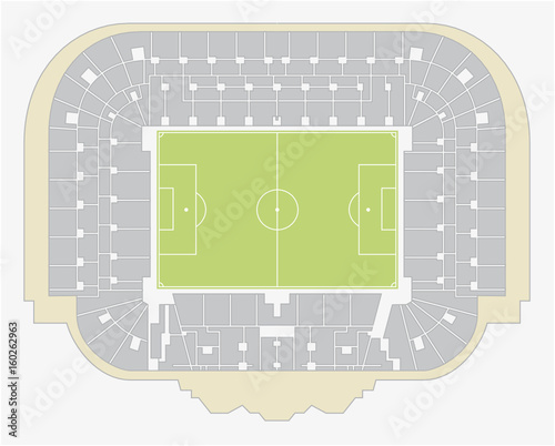 Football stadium in glasgow, scotland, united kingdom
