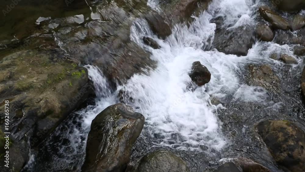 Water stream between the rocks of a river that crosses the town of Wanhsou Qiao in Shiding District, Taiwan. Water stream between the rocks of a river that crosses the town of Wanhsou Qiao in Shiding District, Taiwan.