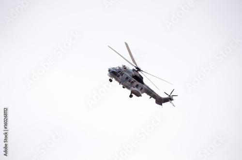 Super puma is a long-range passenger transport all-weather helicopter operation helicopter