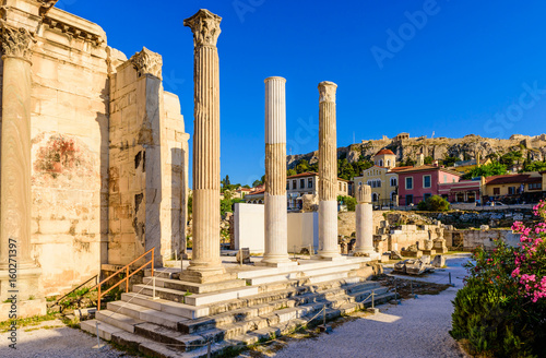 The historical centre of Athens near Monastiraki square, Athens, Greece photo