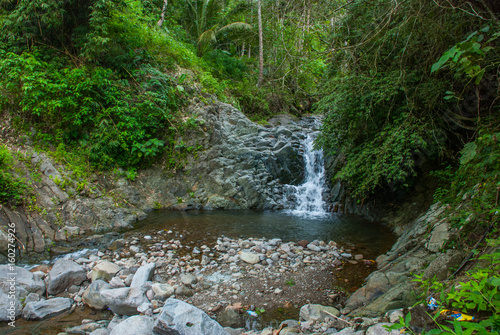 waterfall, Philippines. Valencia, island Negros. photo