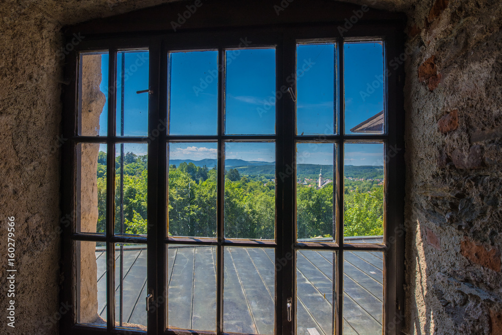 Fototapeta premium Ausblick Fenster