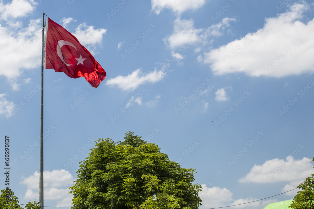 Fototapeta premium Turkish flag