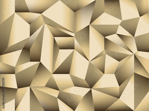 Abstract polygon geometric background. Low poly style vector illustration 