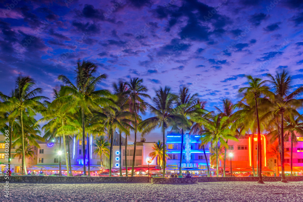 Fototapeta premium Miami Beach, Floryda, USA